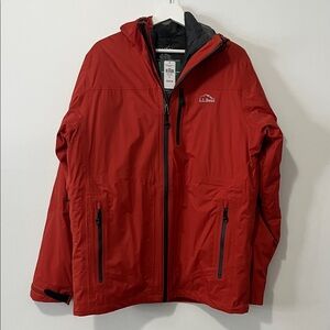L.L. Bean Men's Vibrant Red Performance Jacket